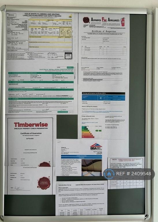 Property Compliance Certificates Display