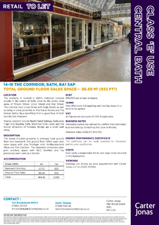 Retail property (high street) to rent, 15 Northumberland Pl Bath BA1 5AR