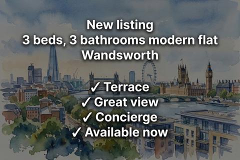 3 bedroom flat to rent, Nine Elms Lane