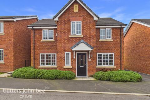 4 bedroom detached house for sale, Alfred King Close, Crewe