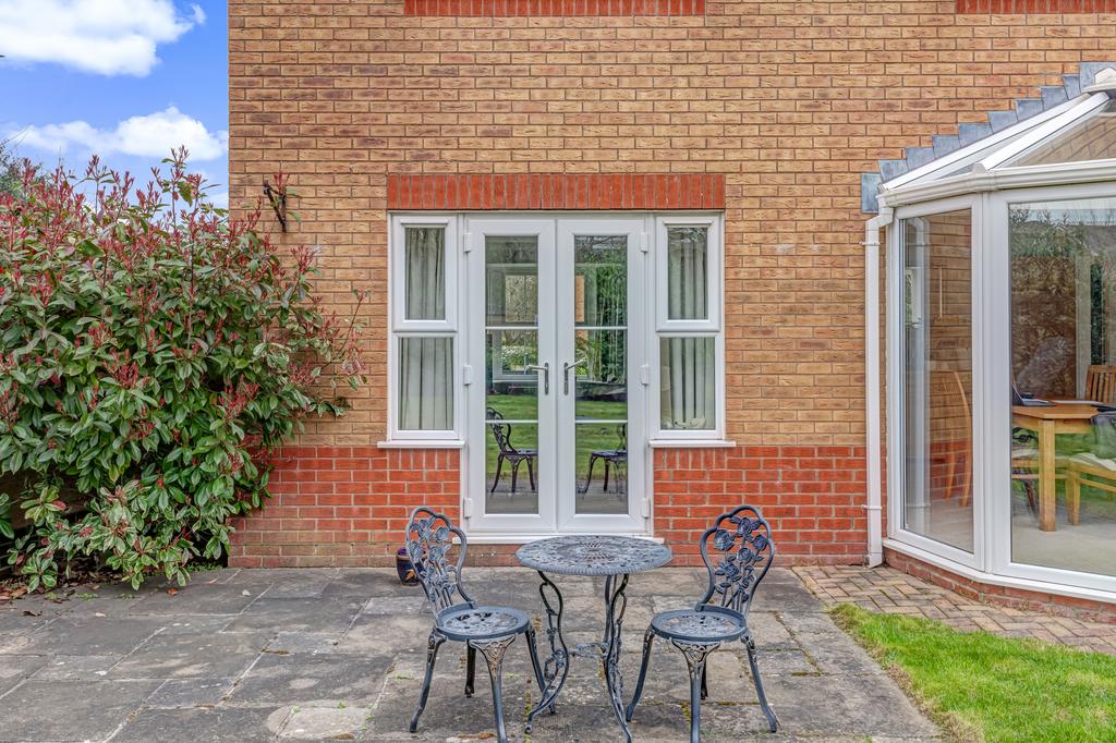 Patio seating area