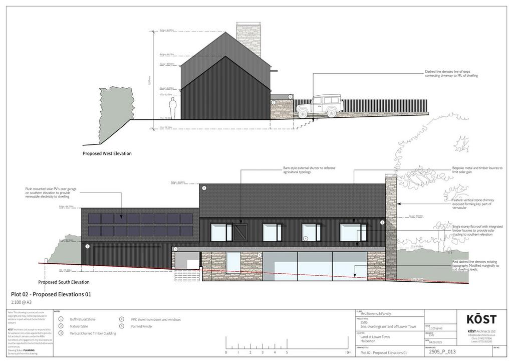 Plot 02 - Proposed Elevations