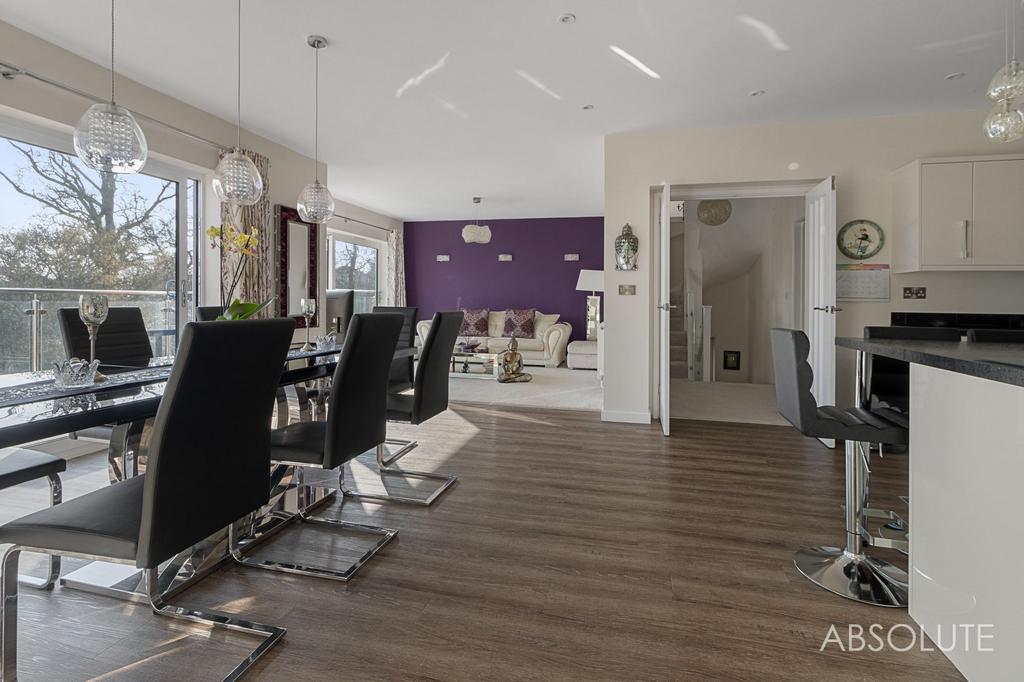 Open plan living space