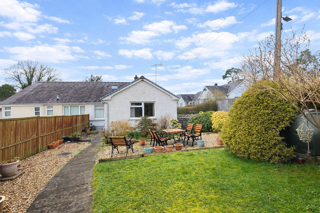 Rear of property
