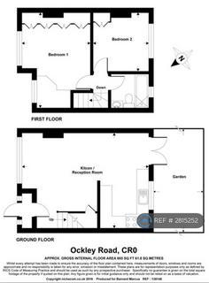 2 bedroom terraced house to rent, Ockley Road, Croydon, CR0