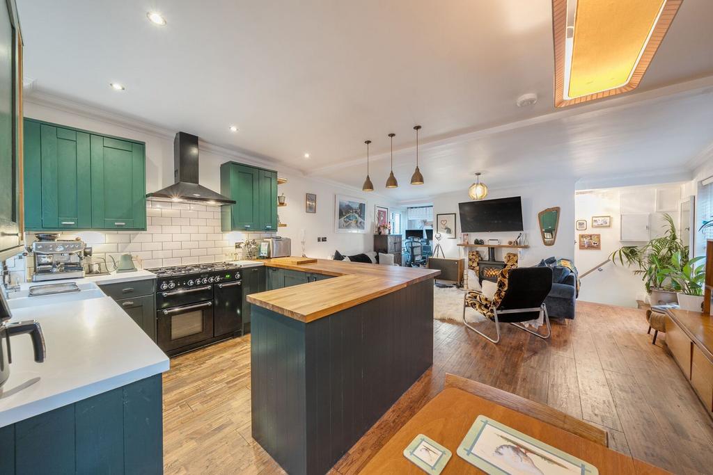 Open-plan living area, open plan living