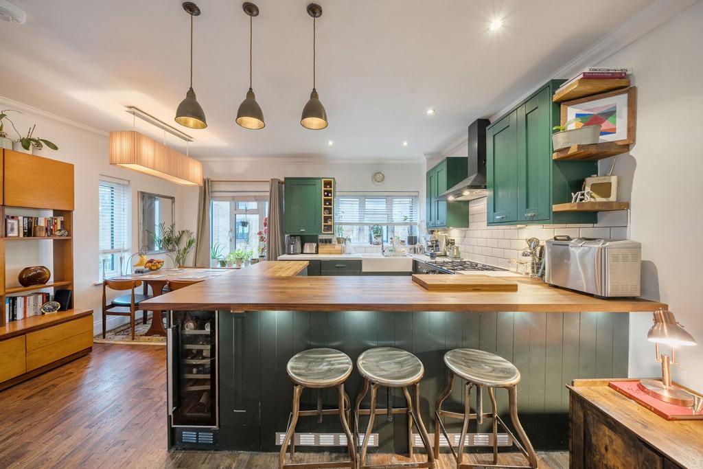 Open-plan living area, open plan living