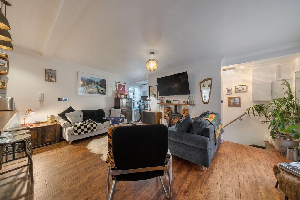 Open-plan living area, open plan living