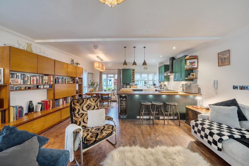 Open-plan living area, open plan living