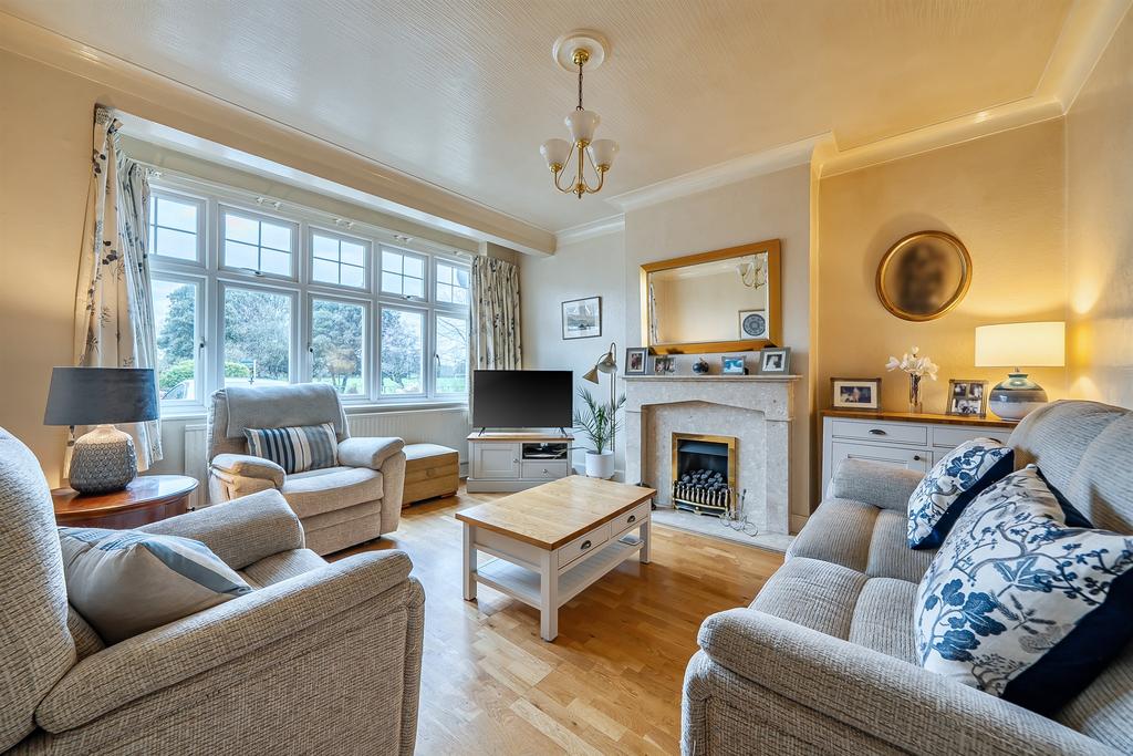 Living room, fireplace