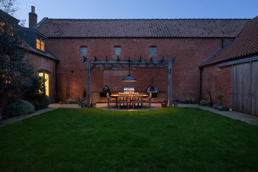 The Cottage &amp; Terrace at Twilight