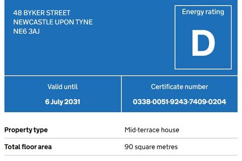 3 bedroom terraced house for sale, Byker Street Walker Newcastle upon Tyne