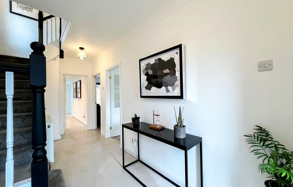 Hallway, stairs and landing