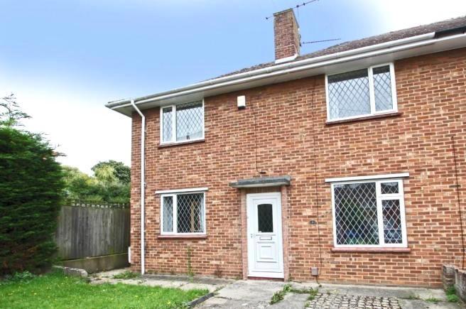 Brick-front semi-detached house with diamond-pa...