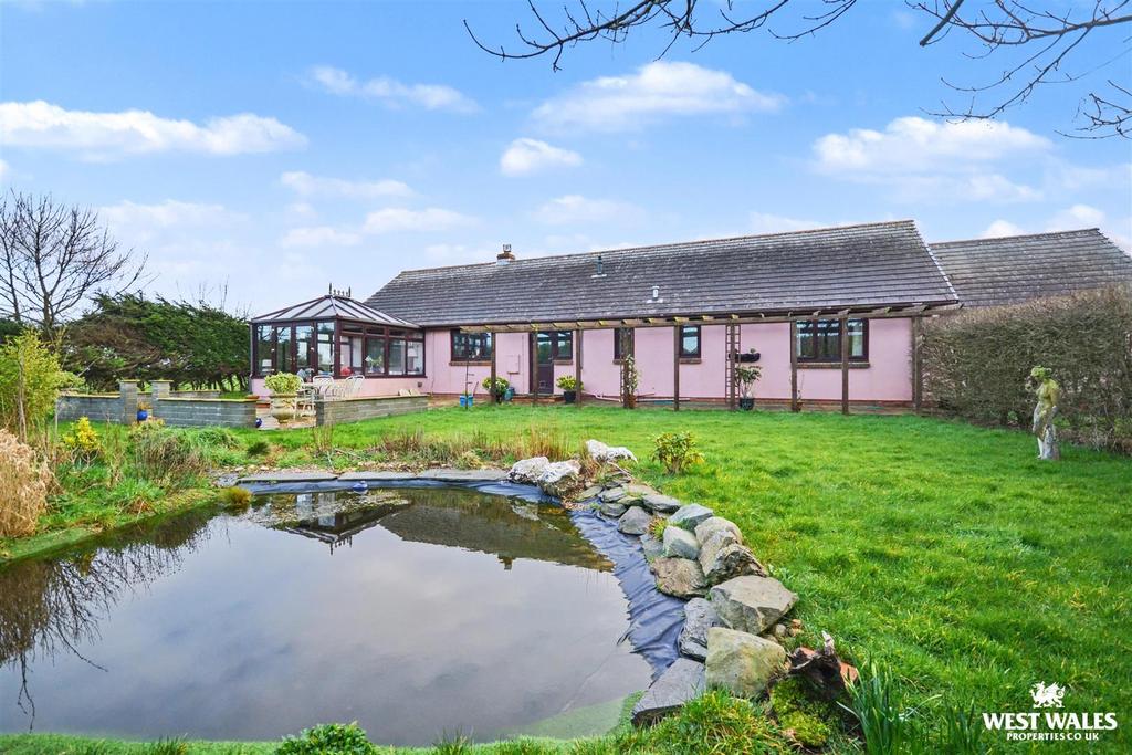 Rear of property