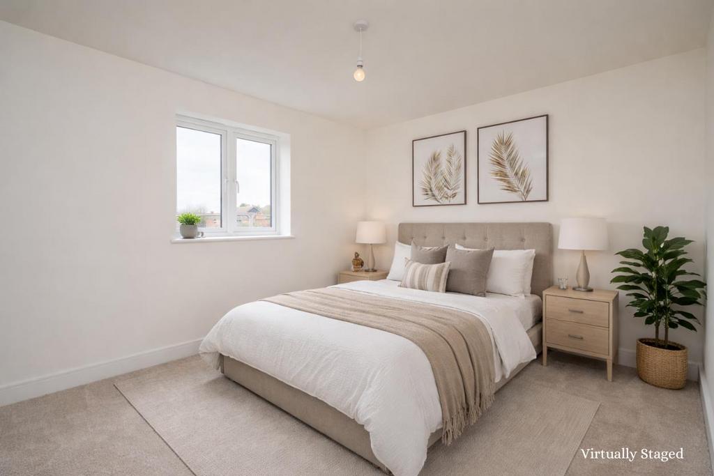 Staged bedroom one