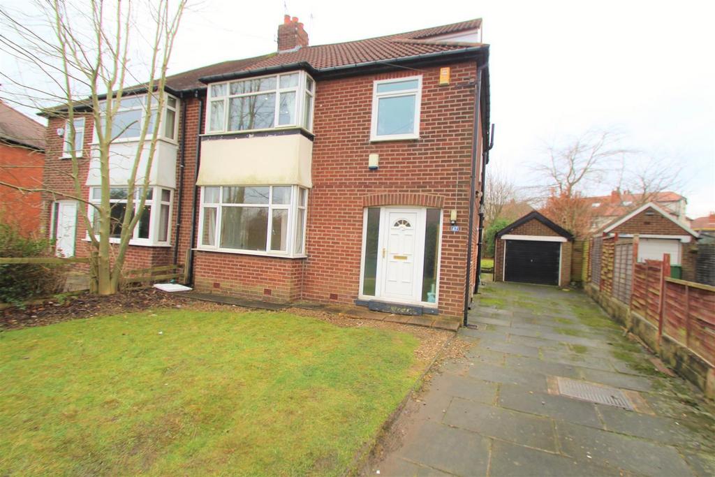 Exterior view of a traditional brick house show...