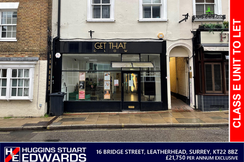Retail property (high street) to rent, 12-16 Bridge St Leatherhead KT22 8BZ