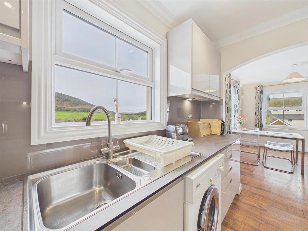 Kitchen with view