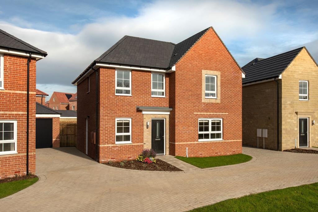 Outside view of 4 bedroom Radleigh home