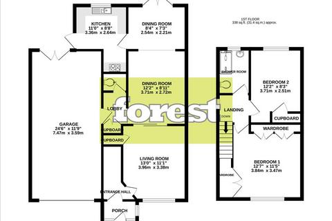 2 bedroom end of terrace house for sale, Grove Crescent, Hanworth, Middlesex, TW13