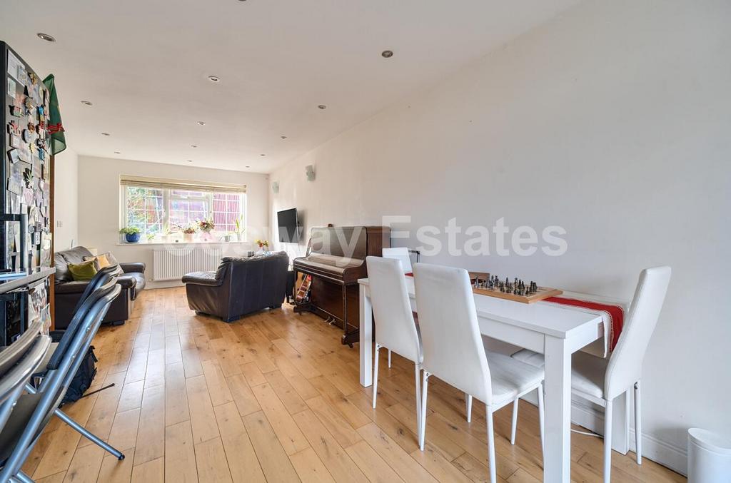Open-plan living area, open plan living