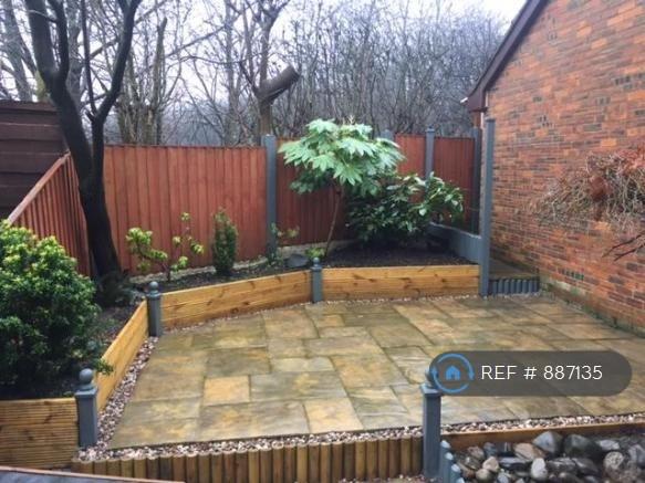 Garden, Patio And Garage