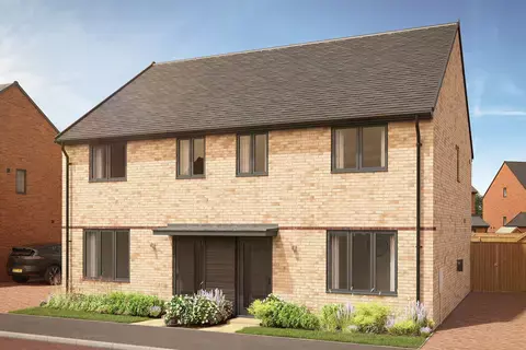 3 bedroom semi-detached house for sale, Plot 45, The Buxton at Bloor Homes at Newport Vale, Willen Road MK16