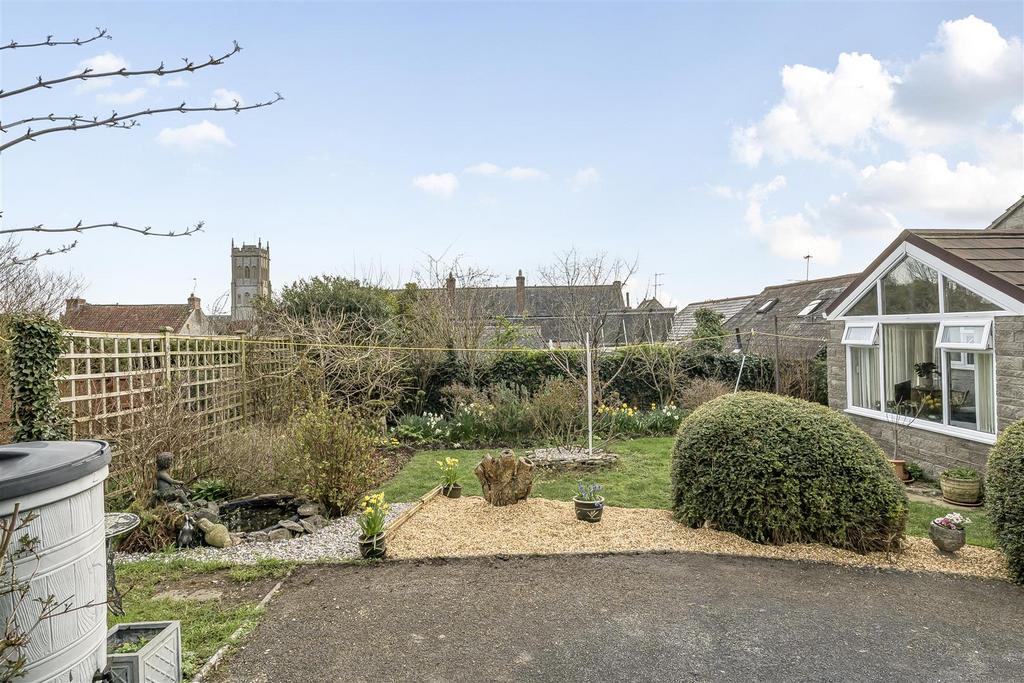 View of the Church from the rear Garden
