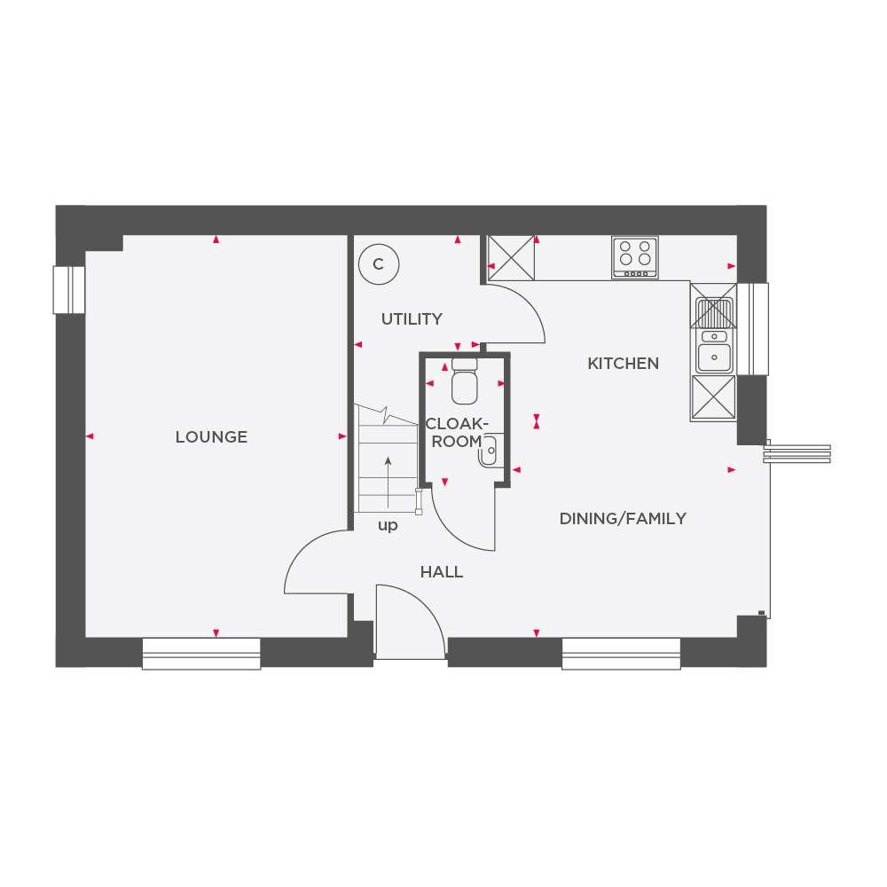 3 bedroom semi-detached house for sale - Floor Plan