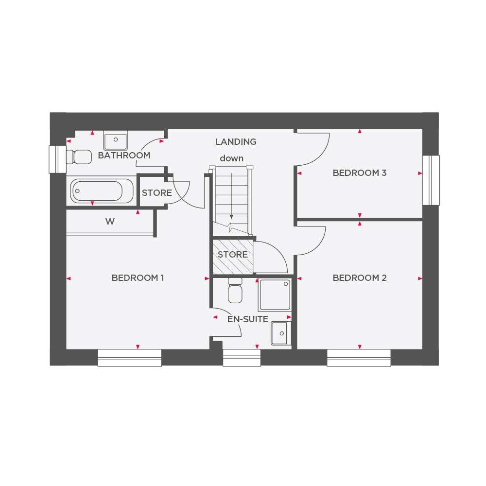 3 bedroom semi-detached house for sale - Floor Plan