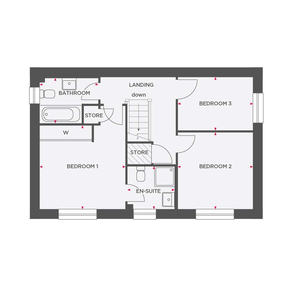 3 bedroom semi-detached house for sale - Floor Plan