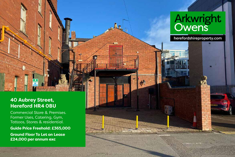 Retail property (high street) to rent, 40 Aubrey St Hereford HR4 0BU