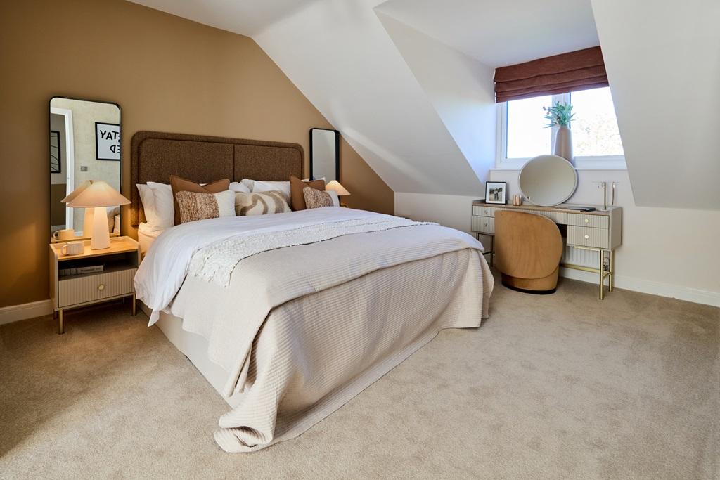 Master bedroom to the top floor