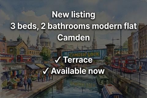 3 bedroom flat to rent, Oval Road