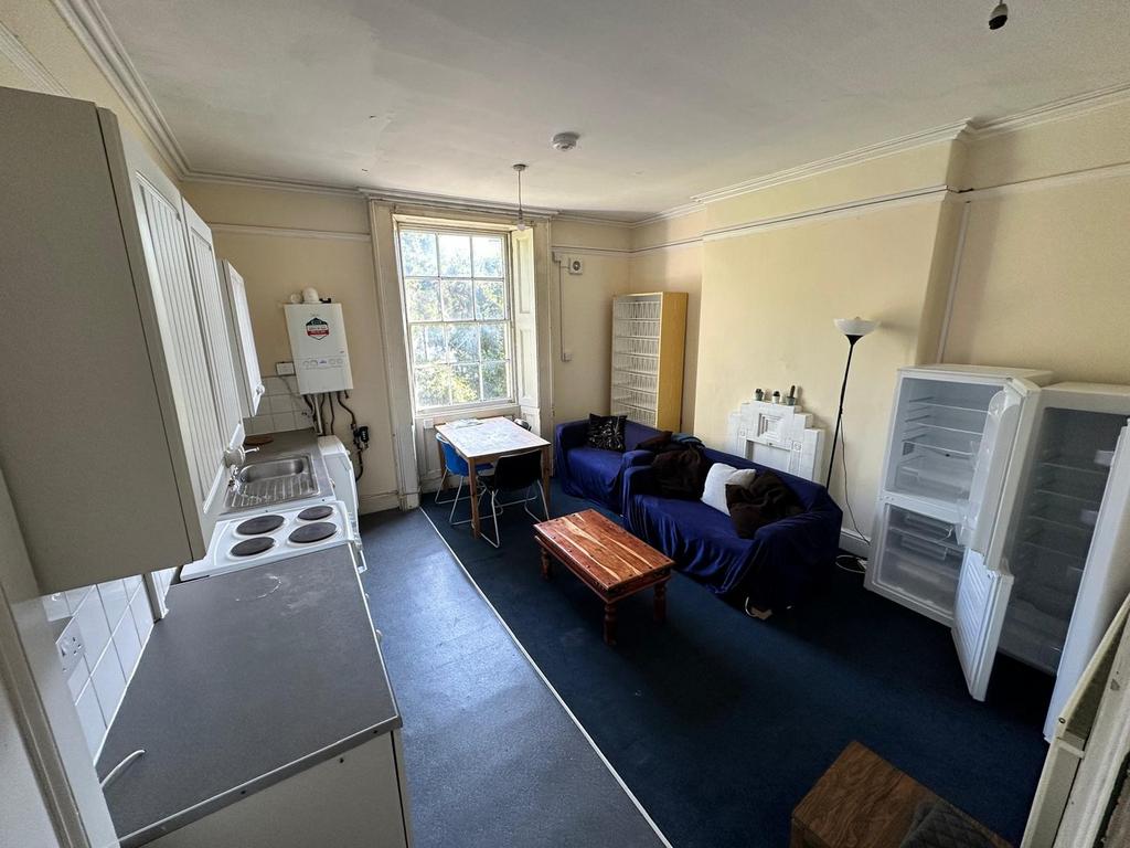 A spacious and inviting large modern living roo...