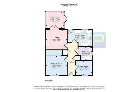2 bedroom bungalow for sale, Brabant Gardens, Castletown, Sunderland, Tyne and Wear, SR5 3DB