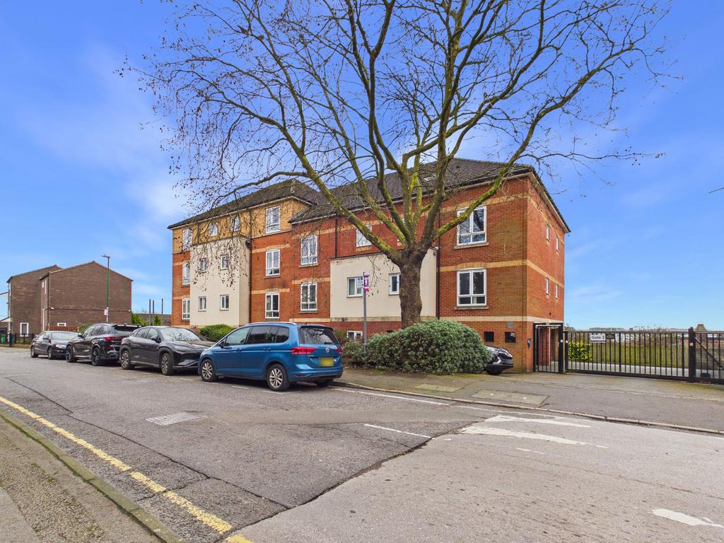 Front of Apartment Block
