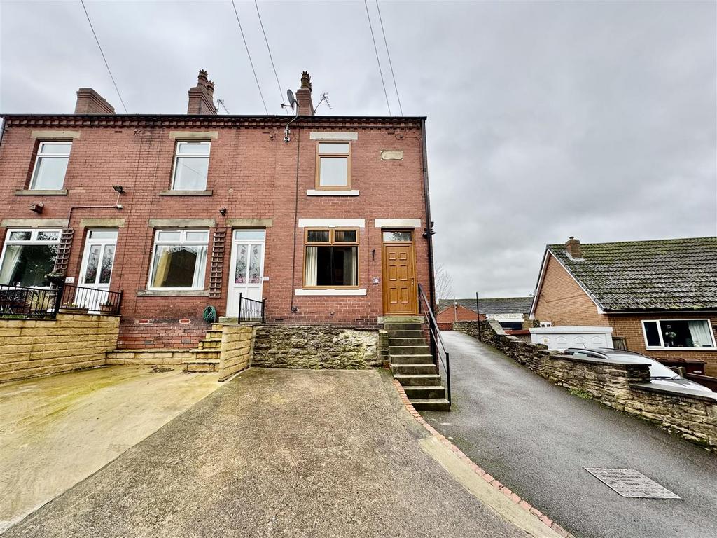 External front, driveways and garage
