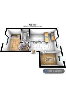 2 bedroom flat to rent, Denison Court, Manchester, M14