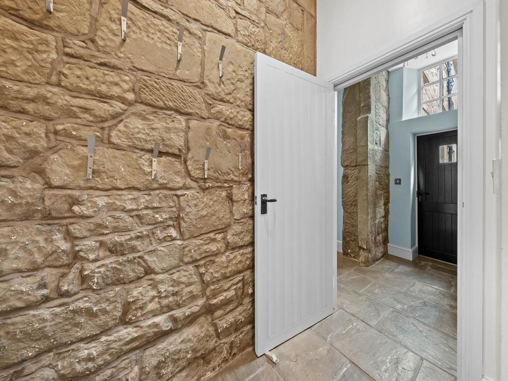 Exposed stone