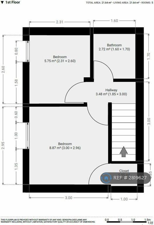 Upstairs Floorplan