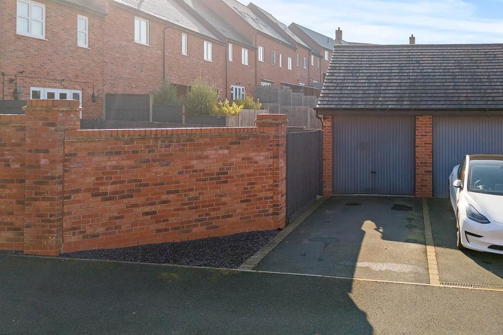 Garage and driveway
