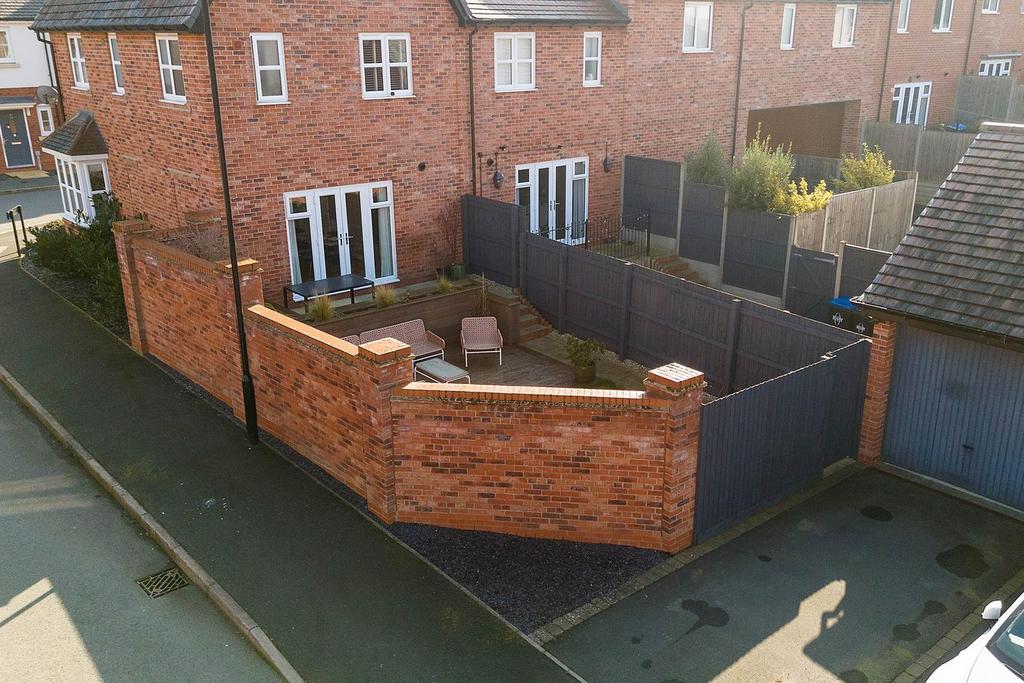 Rear of property