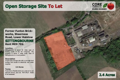 Land to rent, Sheerness Rd Lower Halstow ME9 7EG