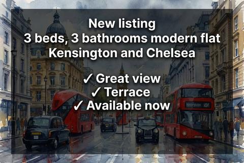 3 bedroom flat to rent, Onslow Square