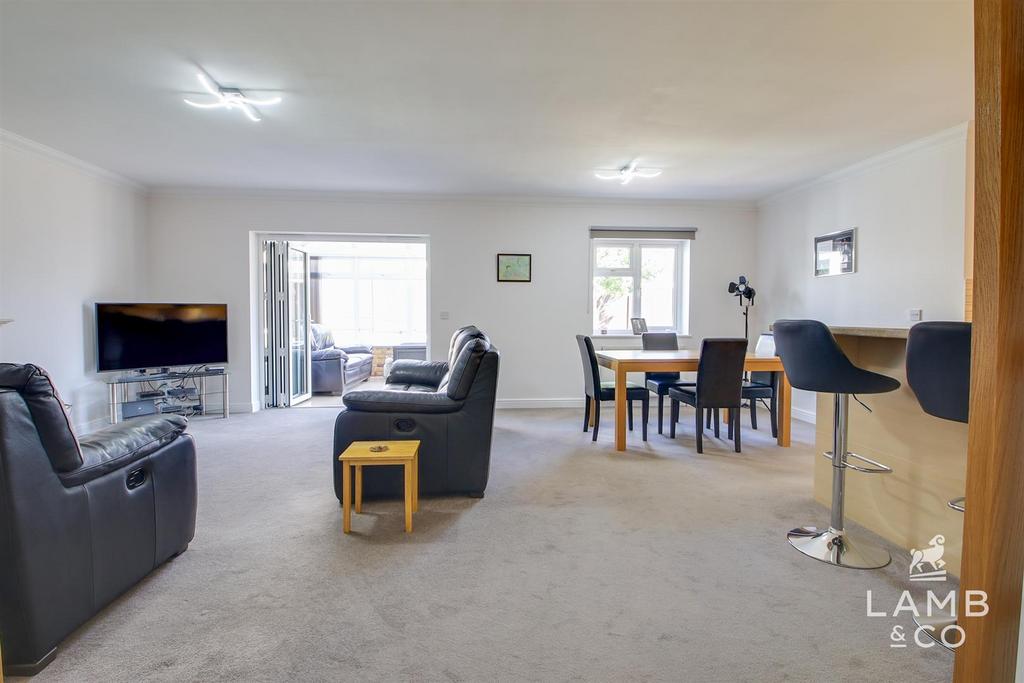 Open plan living area