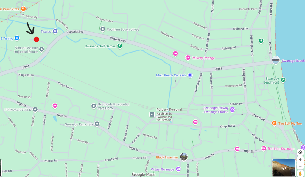 Position within the town
