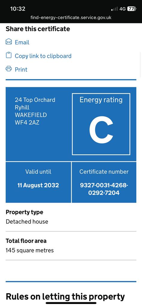 Energy Performance Certificate