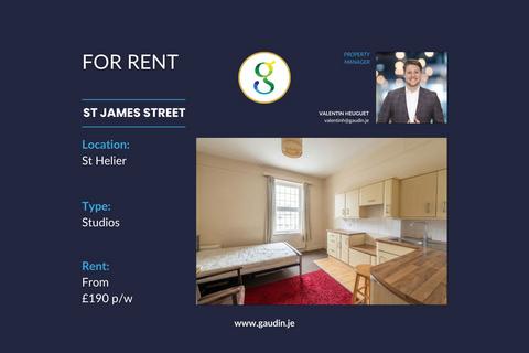 Studio to rent, St. James Street, St. Helier, JE2